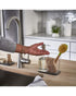 Spectrum Hexa Sink Sponge & Brush Organizer with Soap Pump