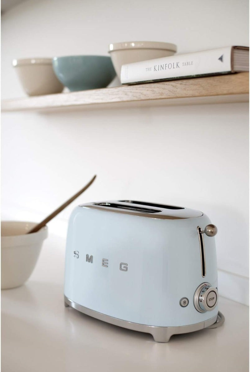 Smeg 2 Slice Toaster Pastel Blue
