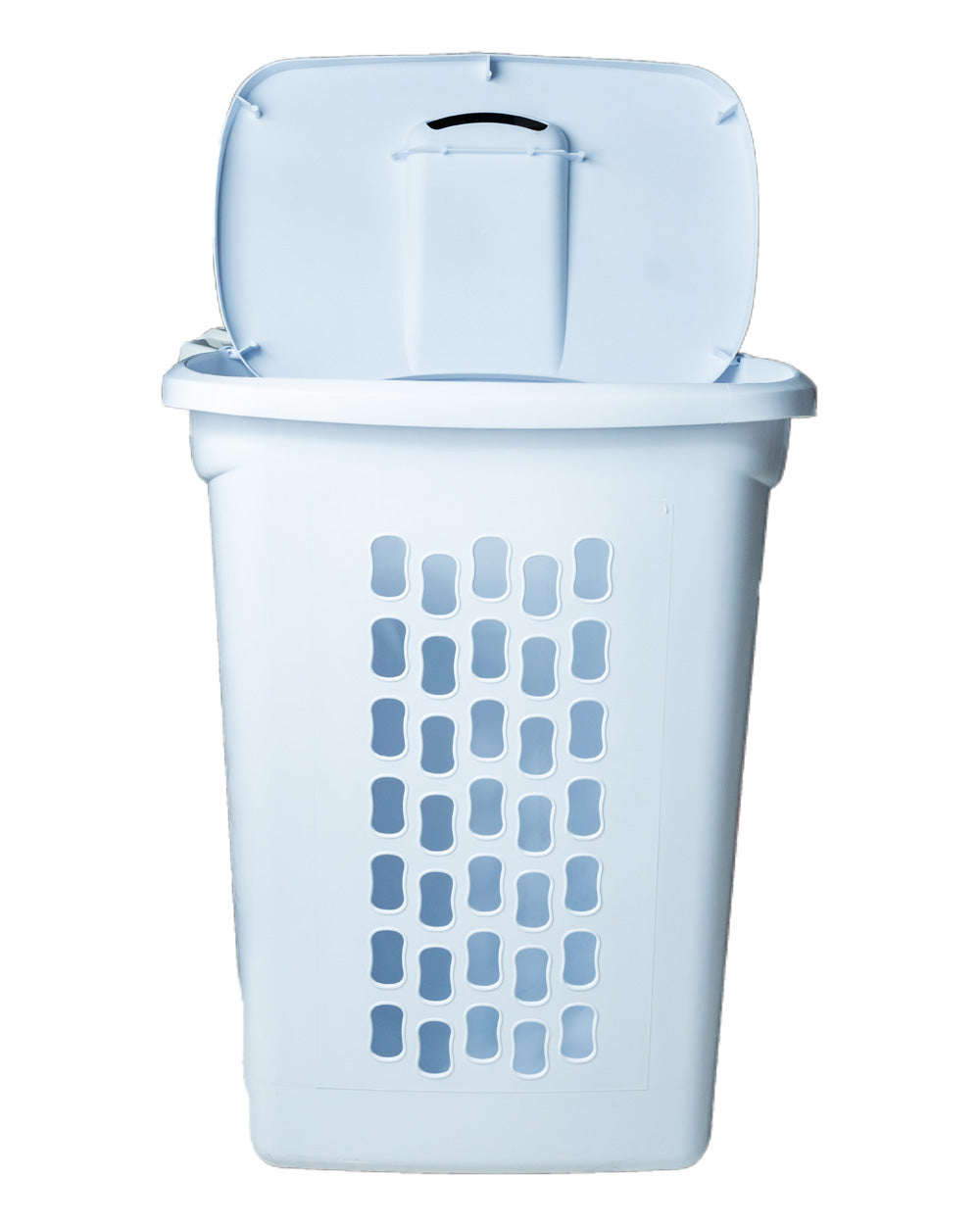Sterilite White Wheel Hamper