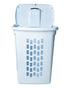 Sterilite White Wheel Hamper