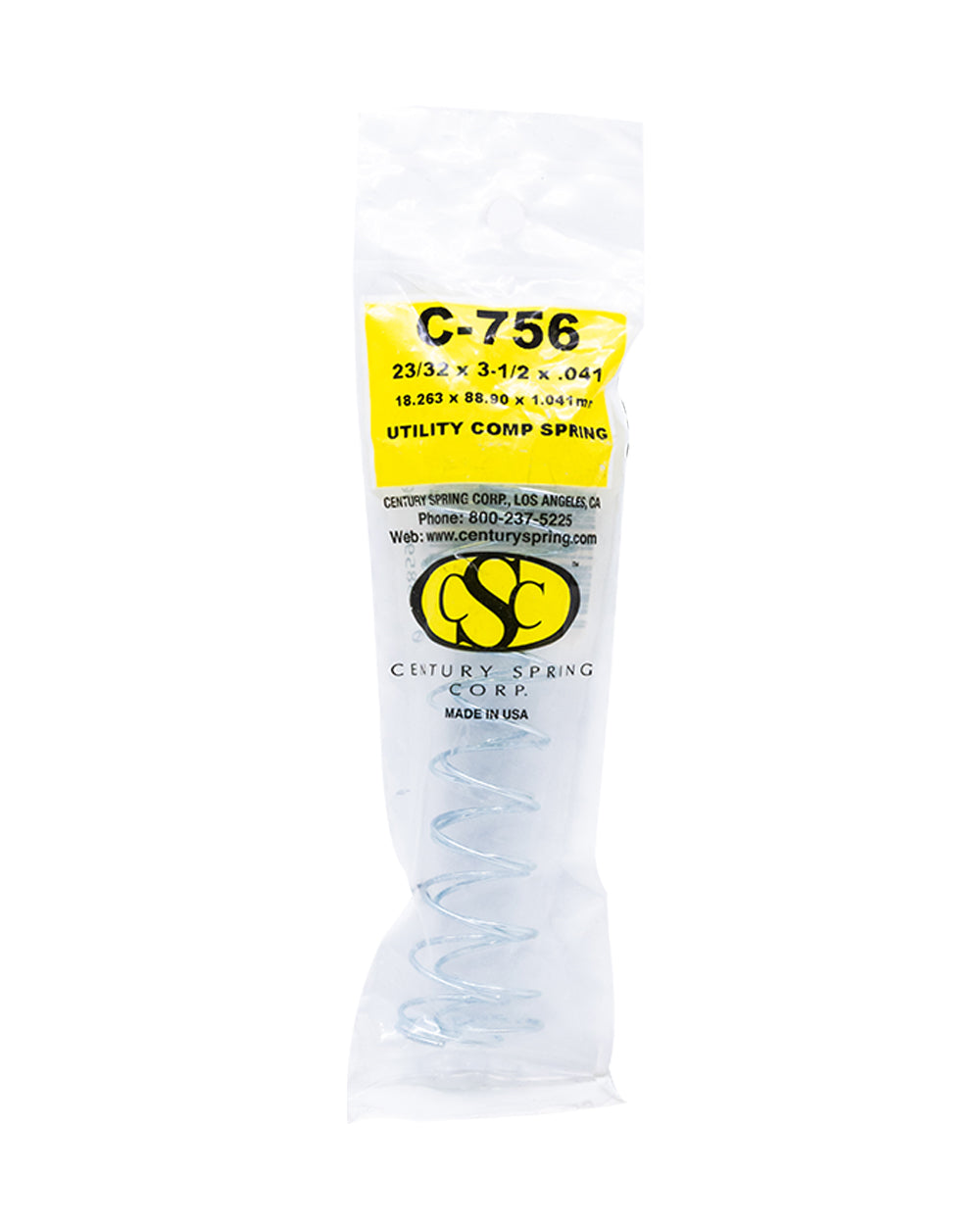 Utility compression Spring Pack of 2 - 18.26 x 88.90 x 1.041 mm