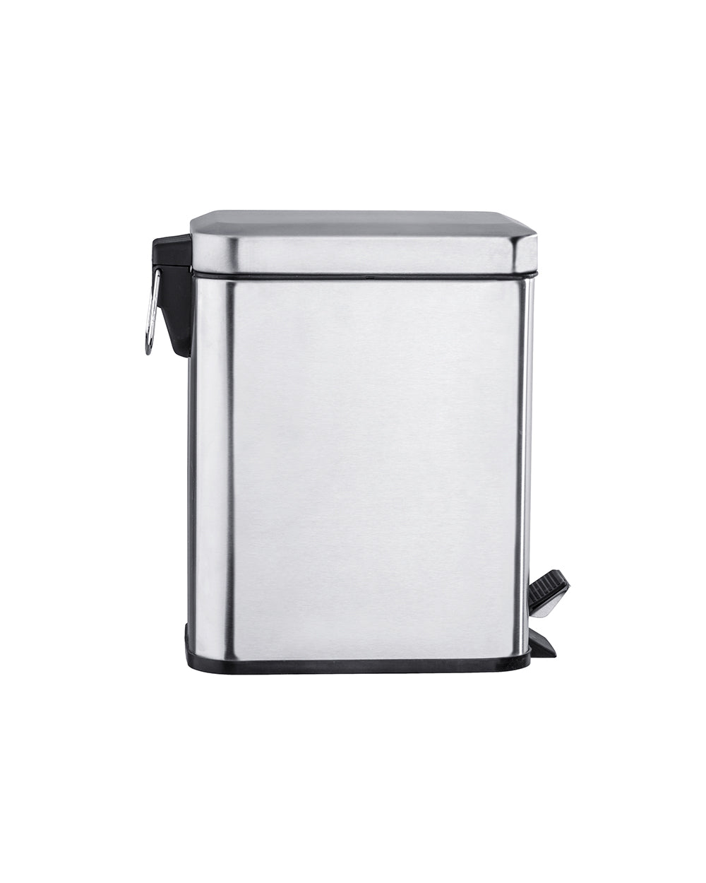 Wenko Stainless Steel Pedal Bin Square Matt 5 Liter