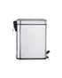 Wenko Stainless Steel Pedal Bin Square Matt 5 Liter
