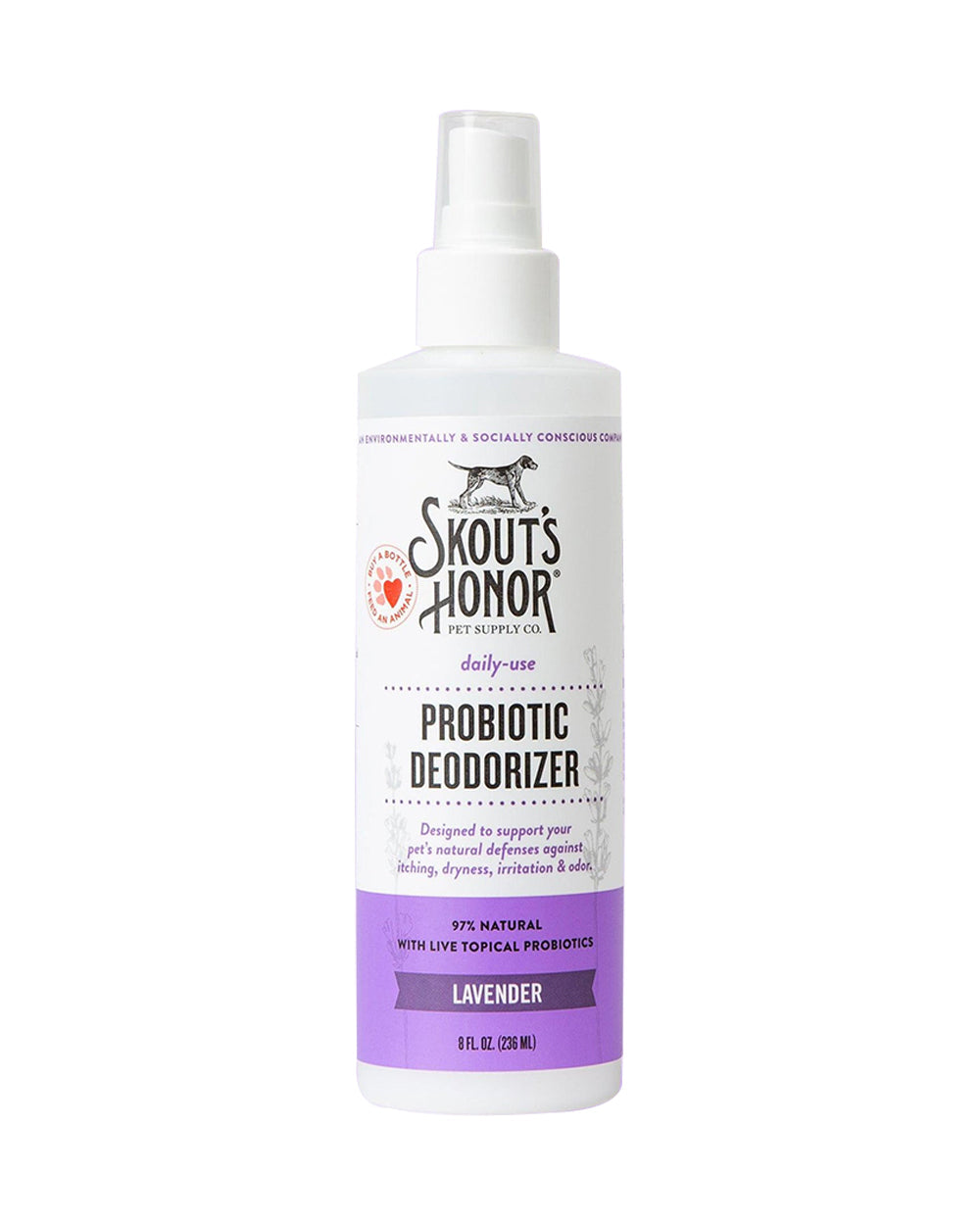 Skouts Honor 30ML Probiotic Daily Use Deodorizer Lavender Grooming