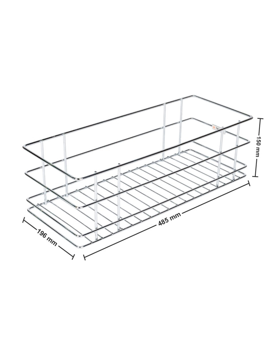 Tansel Pantry Pull Out Drawer with Slides L 196 x H 150 x W 485 mm
