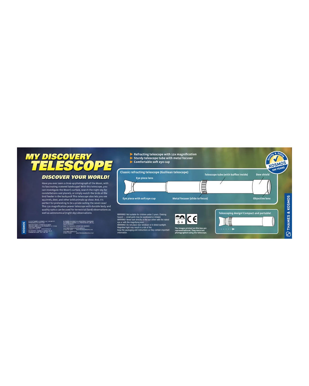 Thames & Kosmos My Discovery Telescope STEM Experiment Kit