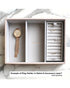 Stackers Velvet Ring Holder Grey
