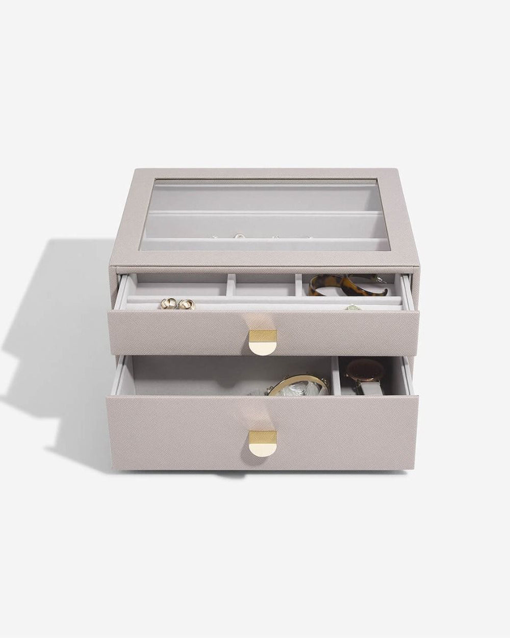 Stackers Taupe Classic Drawer Set of 2