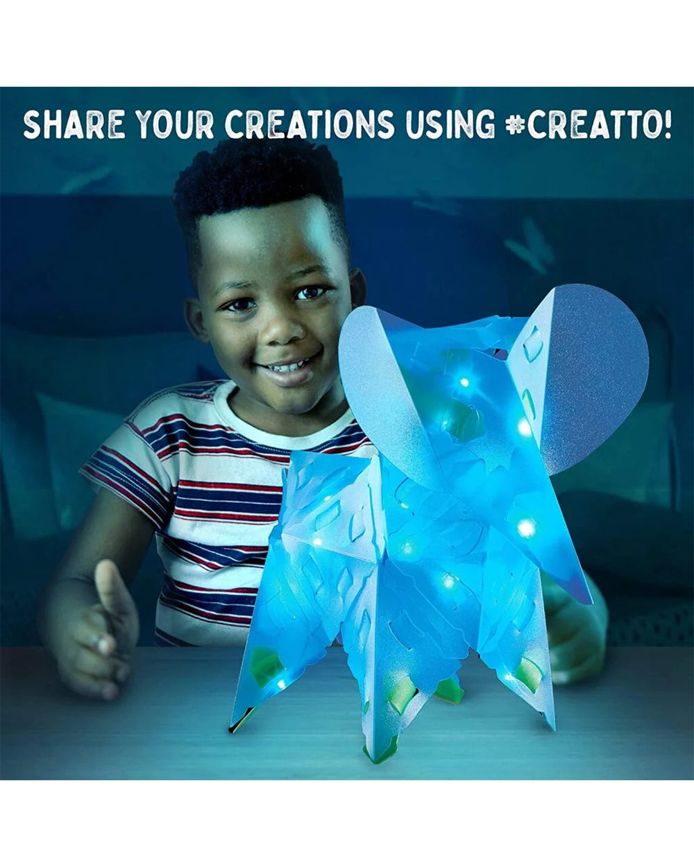 Thames & Kosmos Creatto Elephant Light-Up Crafting Puzzle Kit
