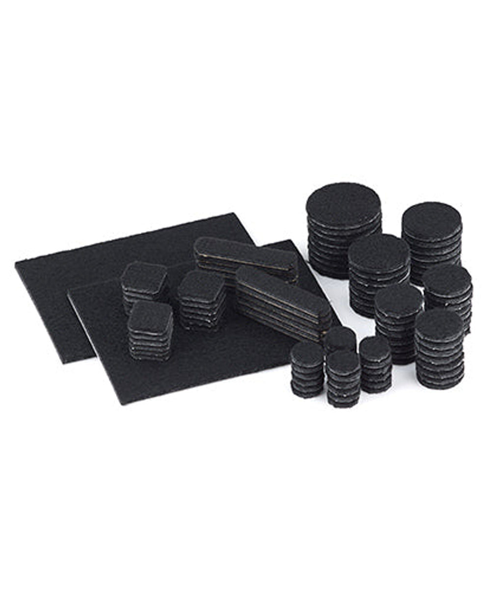Tru Guard Black Felt Pads Pack of 105 Pieces