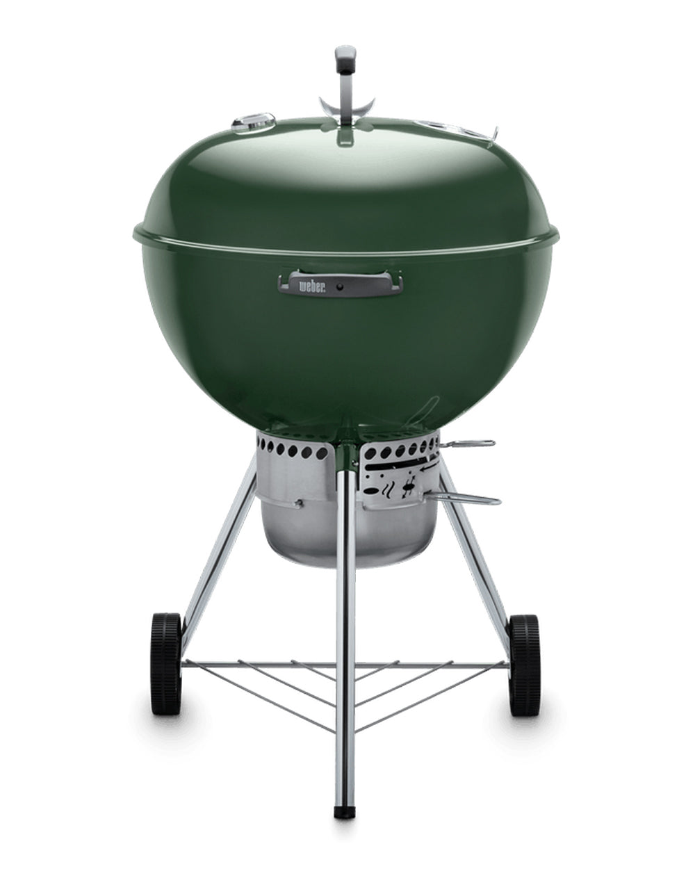 Weber 22 inch Original Kettle Premium Charcoal Grill Green