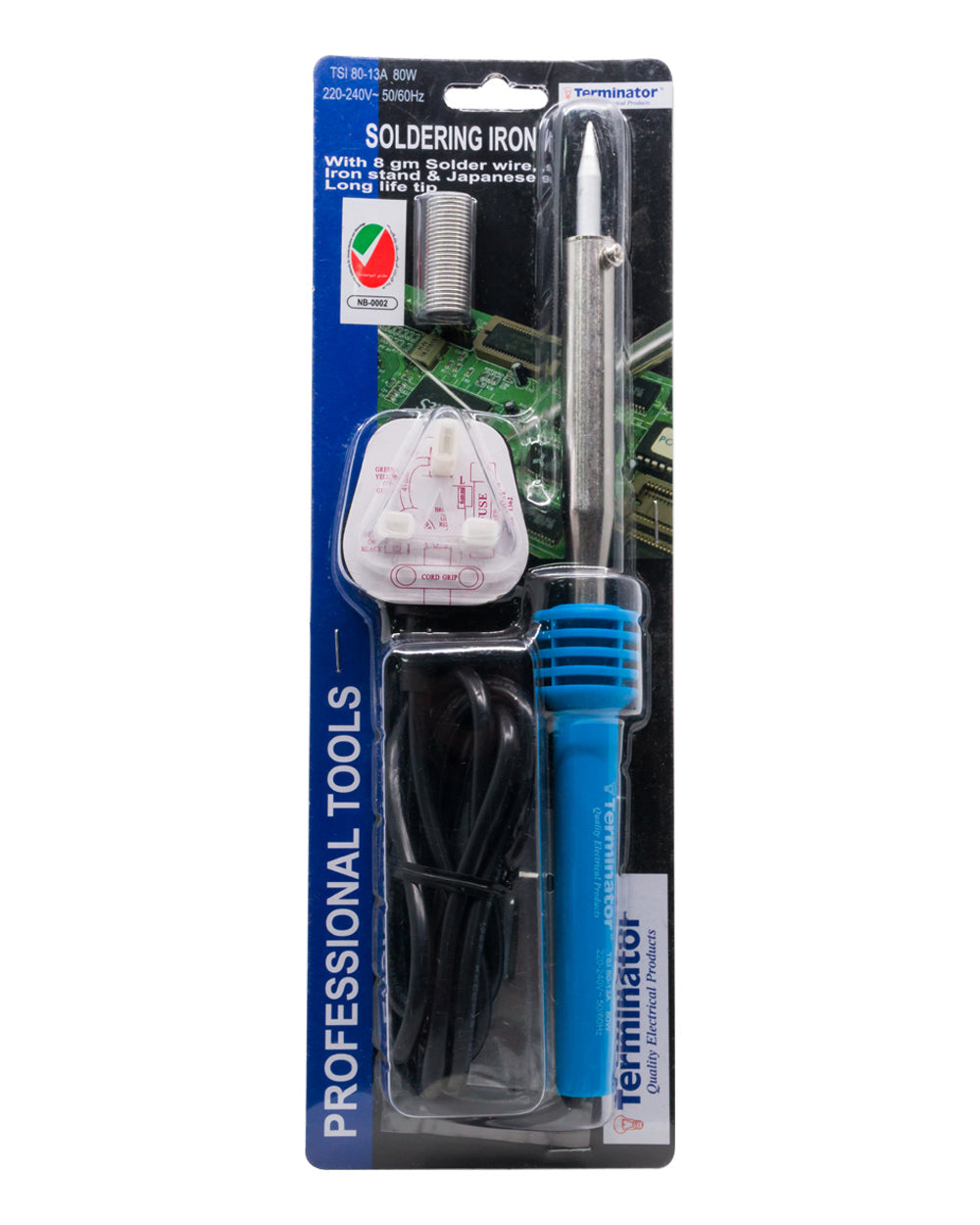 Terminator Soldering Iron With Teflon 80W