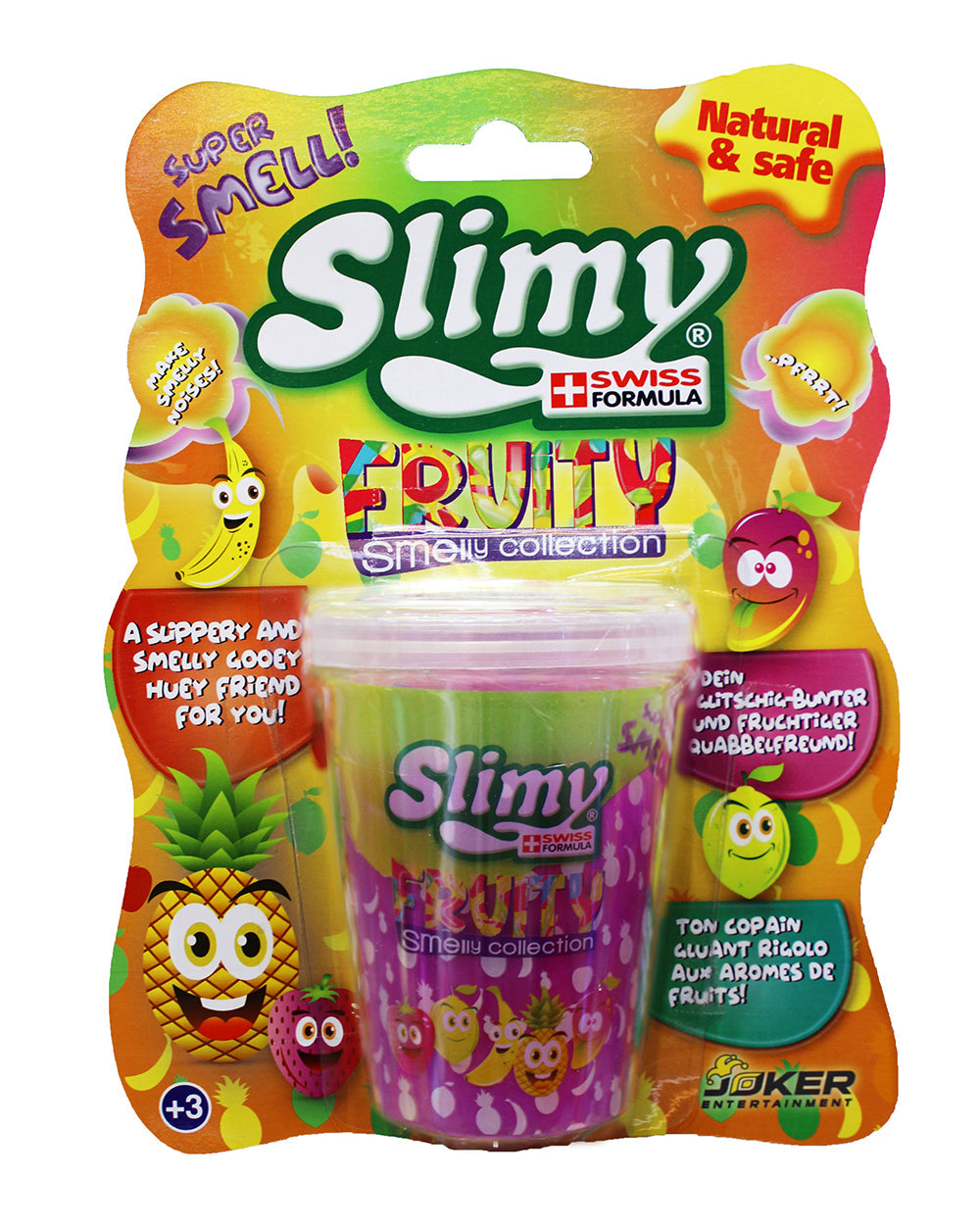 Slimy Fruity Smelly Natural Slime Assorted 1 piece 80 g