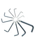 Stanley 10 Piece Hex Key Ring Set