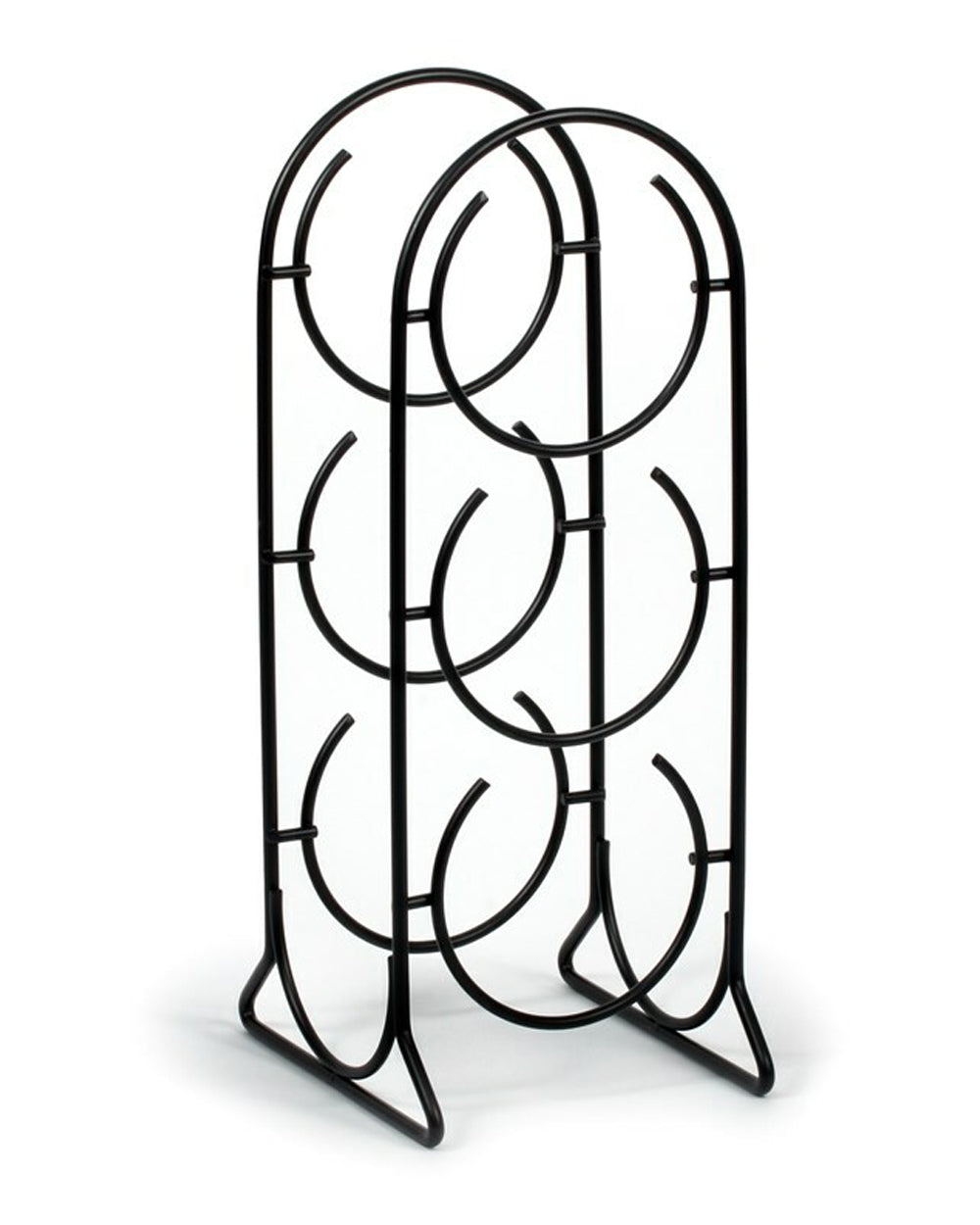 Spectrum Horseshoe 3 Bottle Wine Rack Black