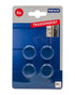Wenko Door & Wall Buffers, Transparent 4 pieces
