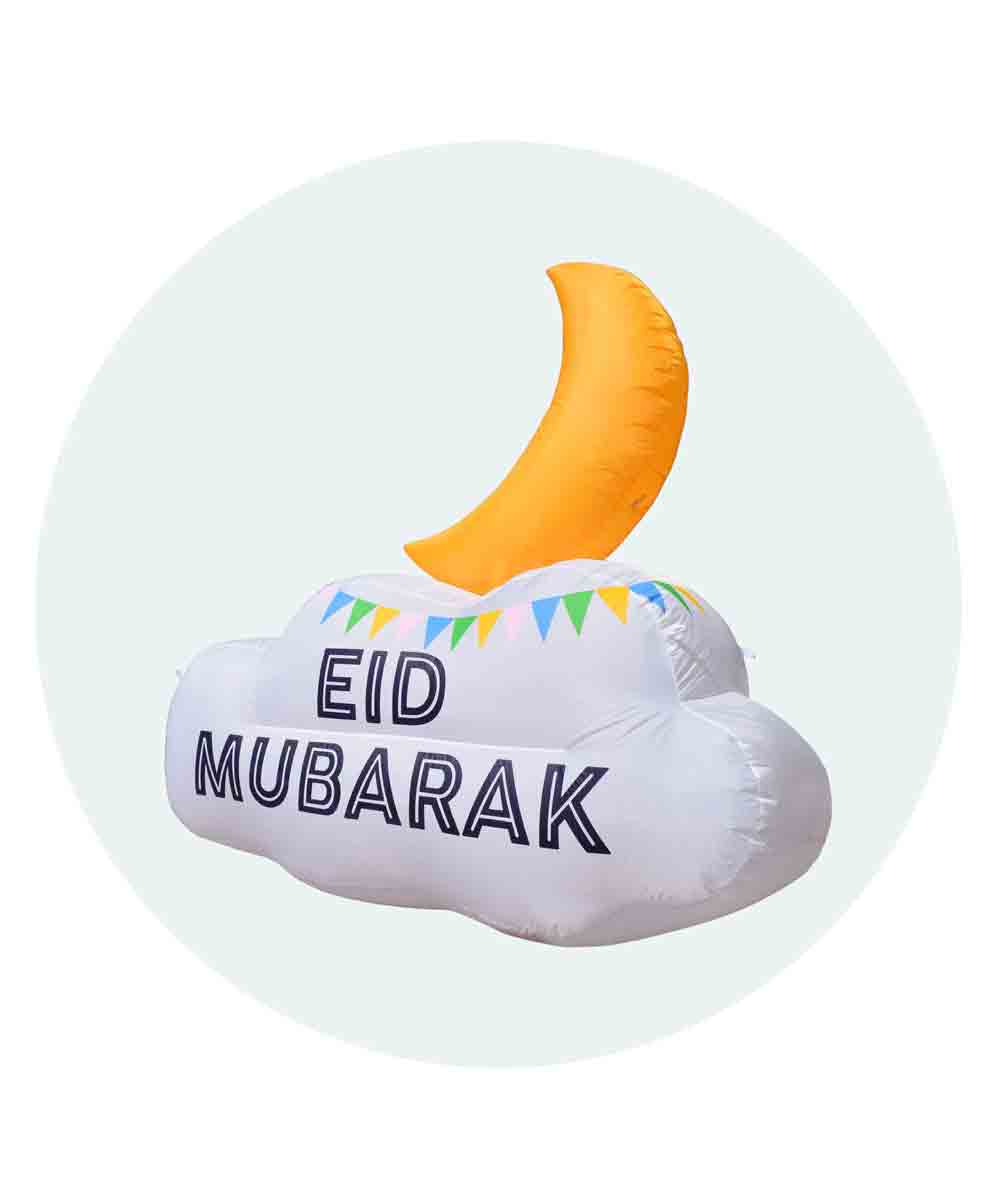 Reversible Crescent Ramadan & Eid Outdoor Inflatable