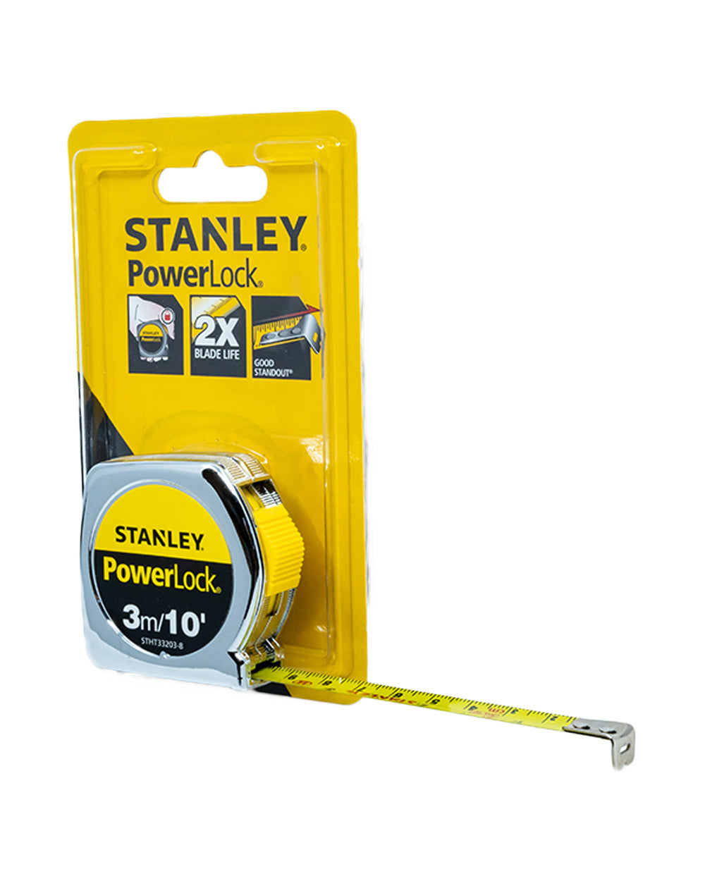 Stanley 3metre Or 10Ft. Tape Power Lock