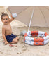 Swim Essentials Red-White Whale Baby Pool 60cm 2 Rings