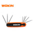 Wokin 8 Pieces Folding Torx Hex Key Set