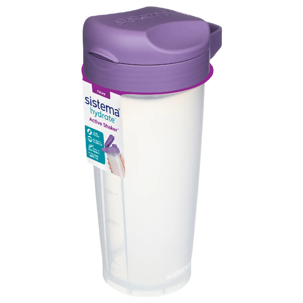Sistema 750ML Active Shaker Purple