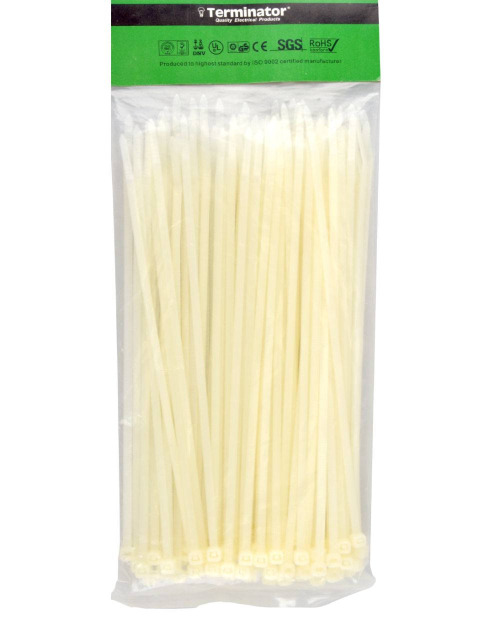 Terminator Cable Tie White TCT4.8X300