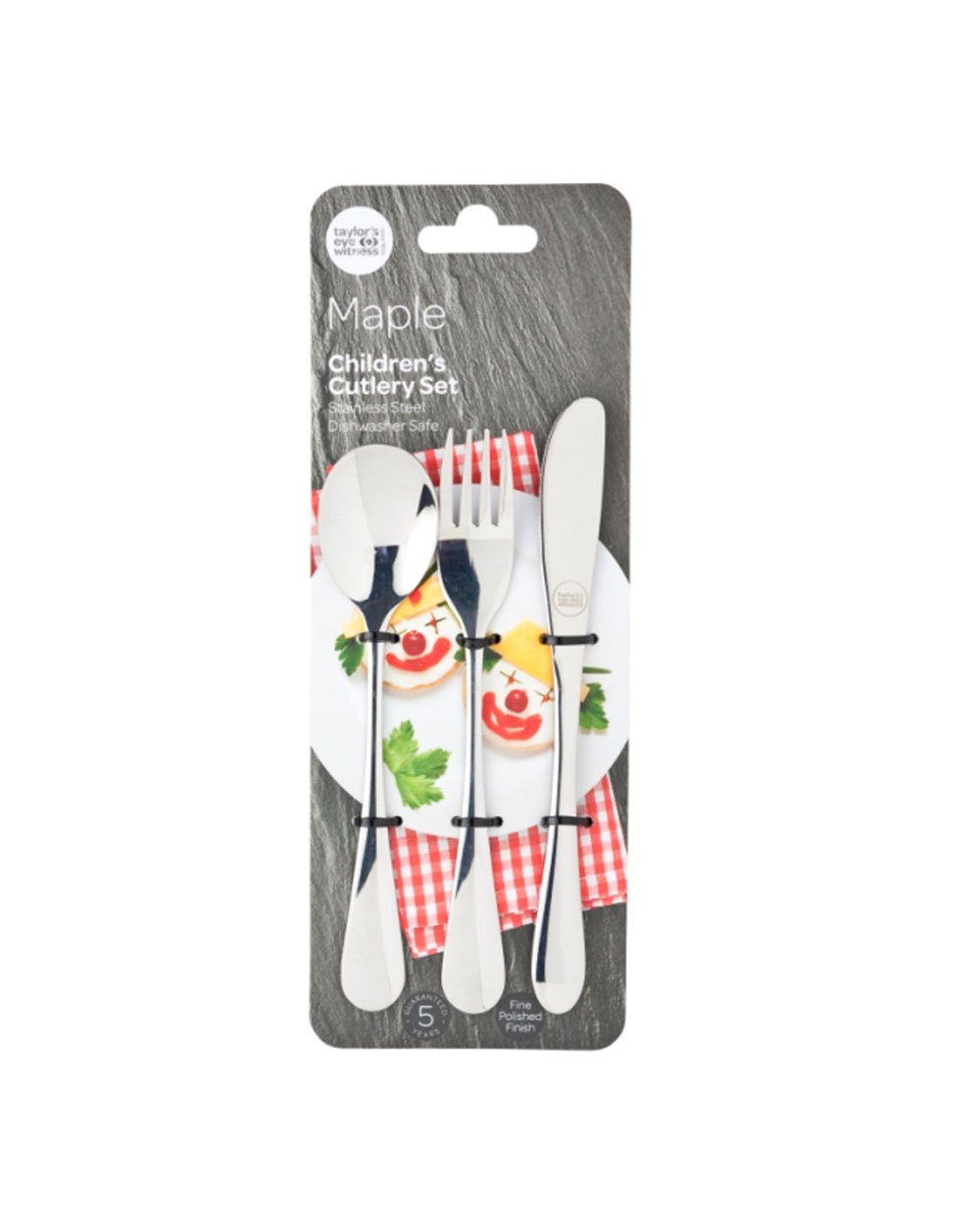 Taylor'S Eye Witness 3 Piece Stainless Steel Children'S Cutlery Set