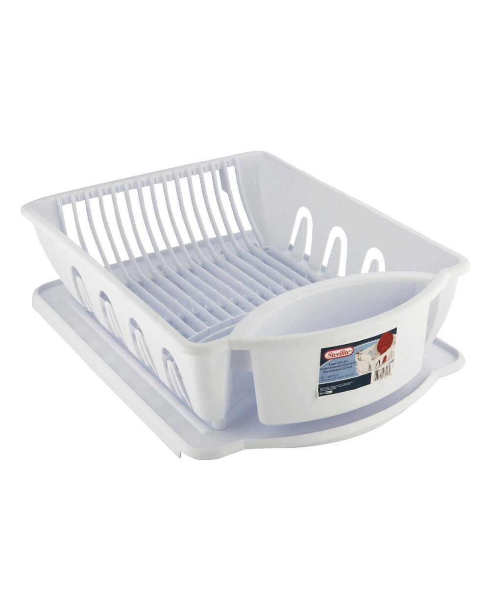 Sterilite 2 Piece White Ultra Sink Set