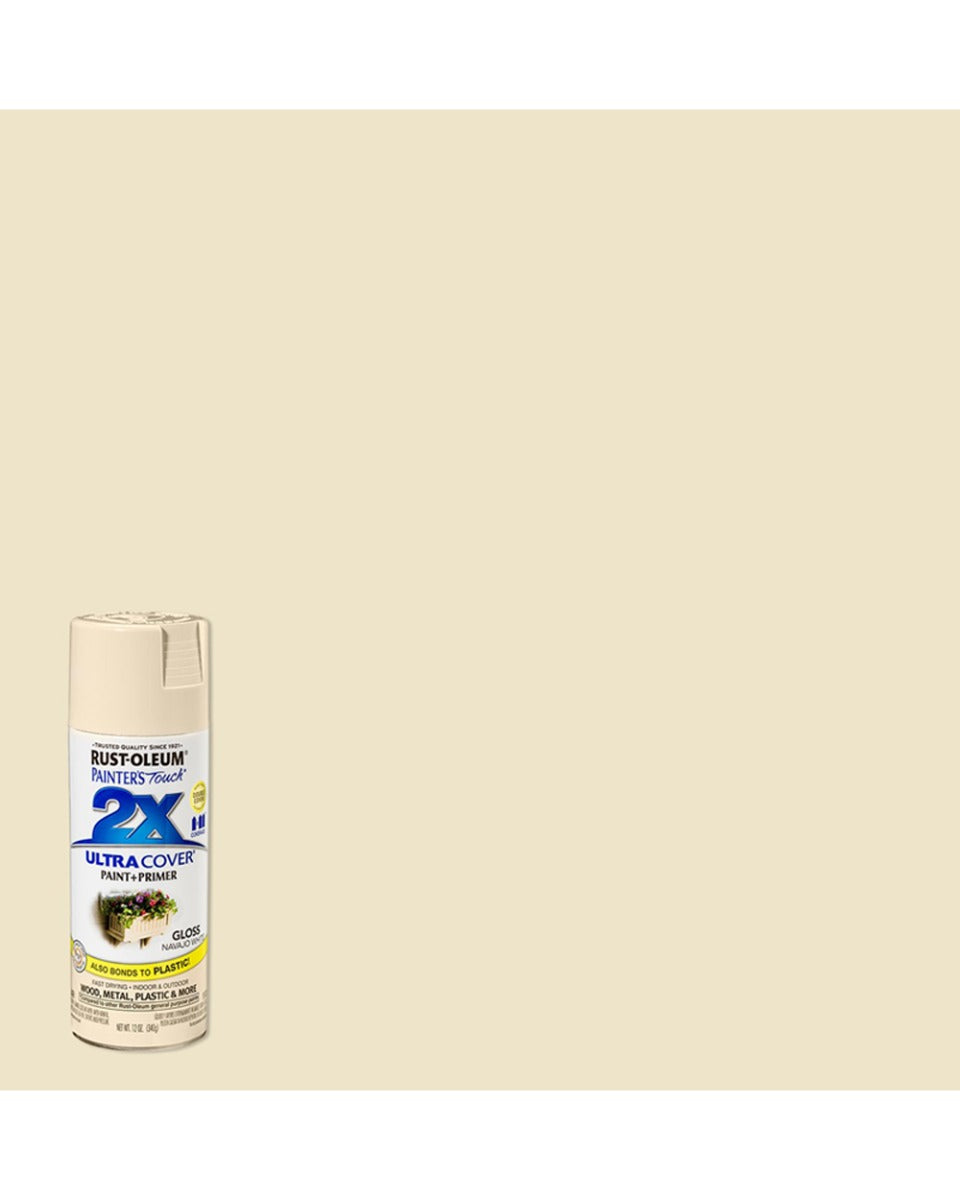 RustOleum Painters Touch 2X Gloss Navajo White 12Oz