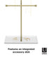 Umbra Trigem Jewelry Stand White Brass