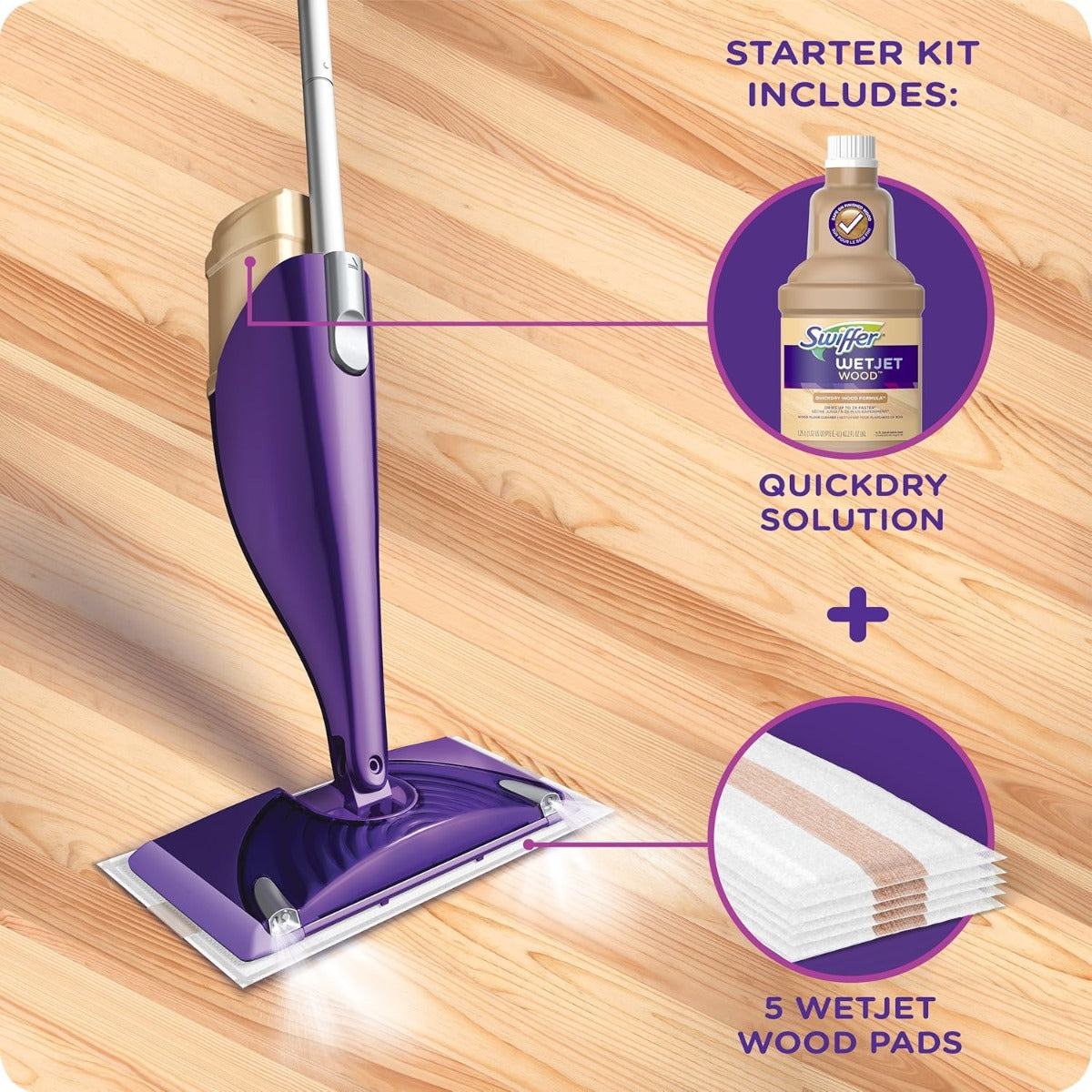 Swiffer WetJet Wood Floor Spray Mop KitÂ Â Â 
