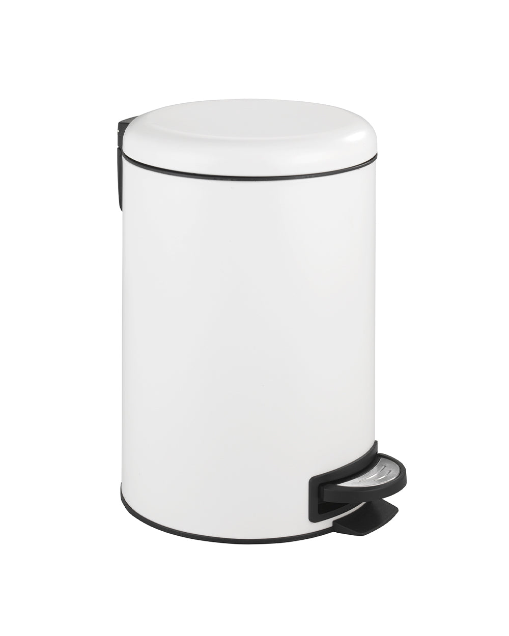 Wenko Pedal Bin Leman White Easy Close 12 Liter