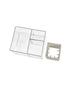 The Home Edit Hair Tool Holder Clear & Grey