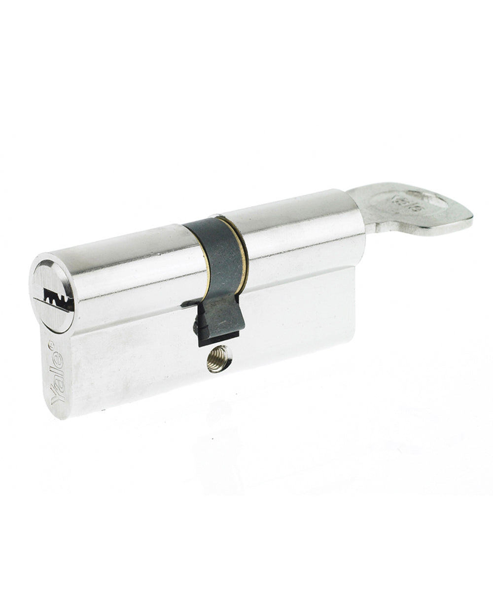 Yale 1000 Series Double Euro Profile Cylinder Dimple Key 30+30 Satin Nickel
