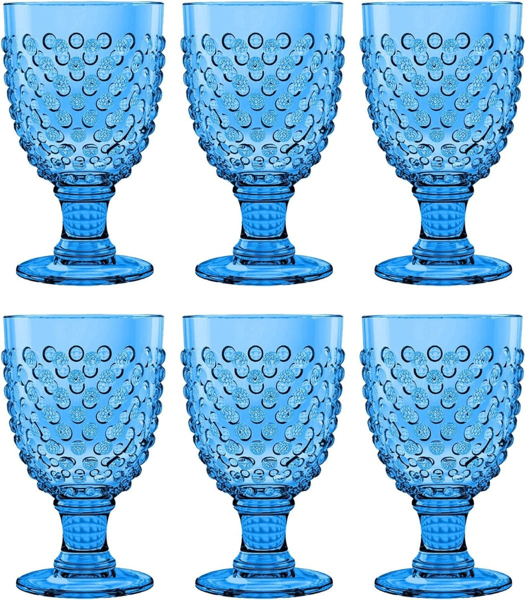 Tarhong 17oz Hobnail Goblet Cobalt Blue