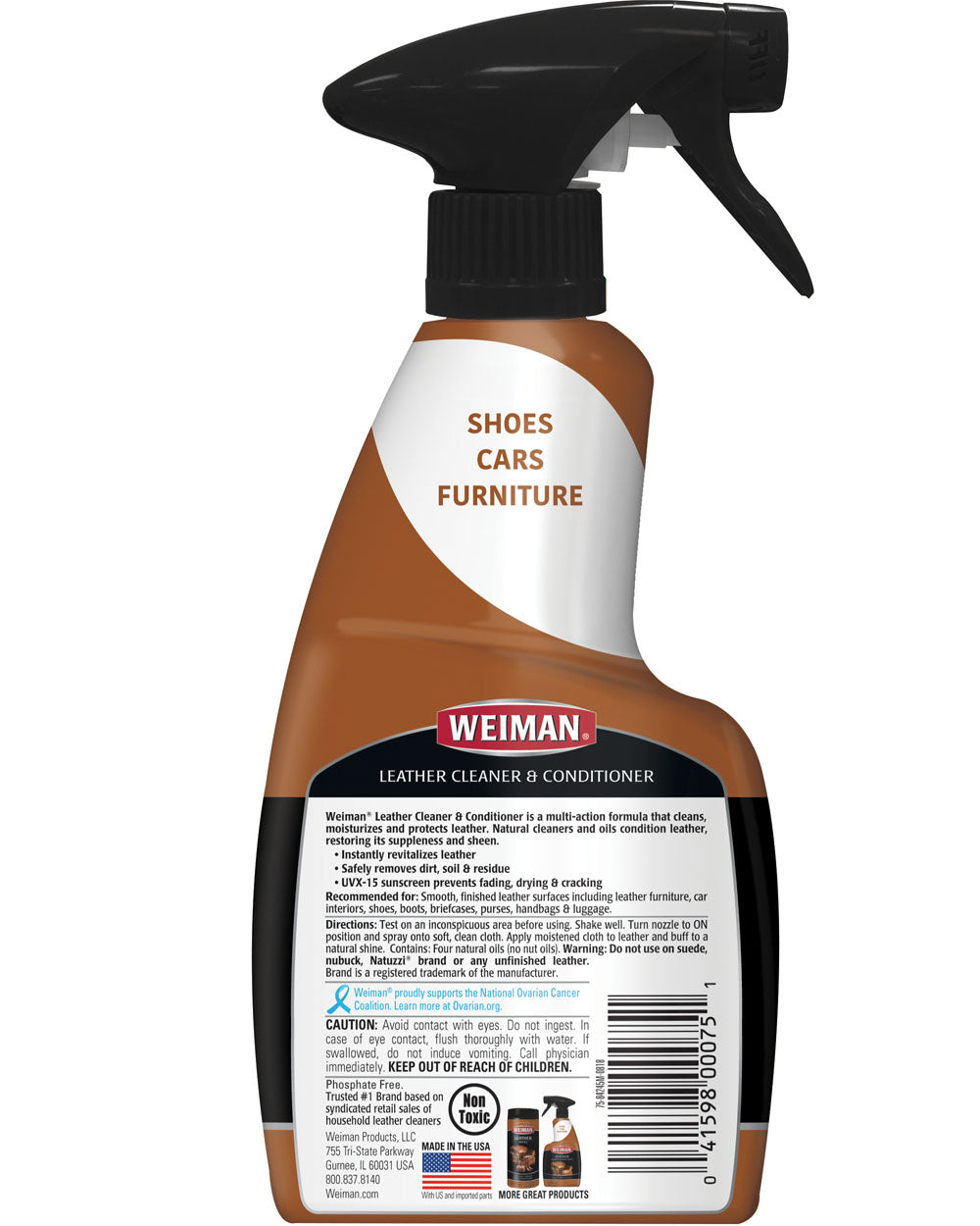 Weiman Leather Cleaner & Conditioner 12Oz