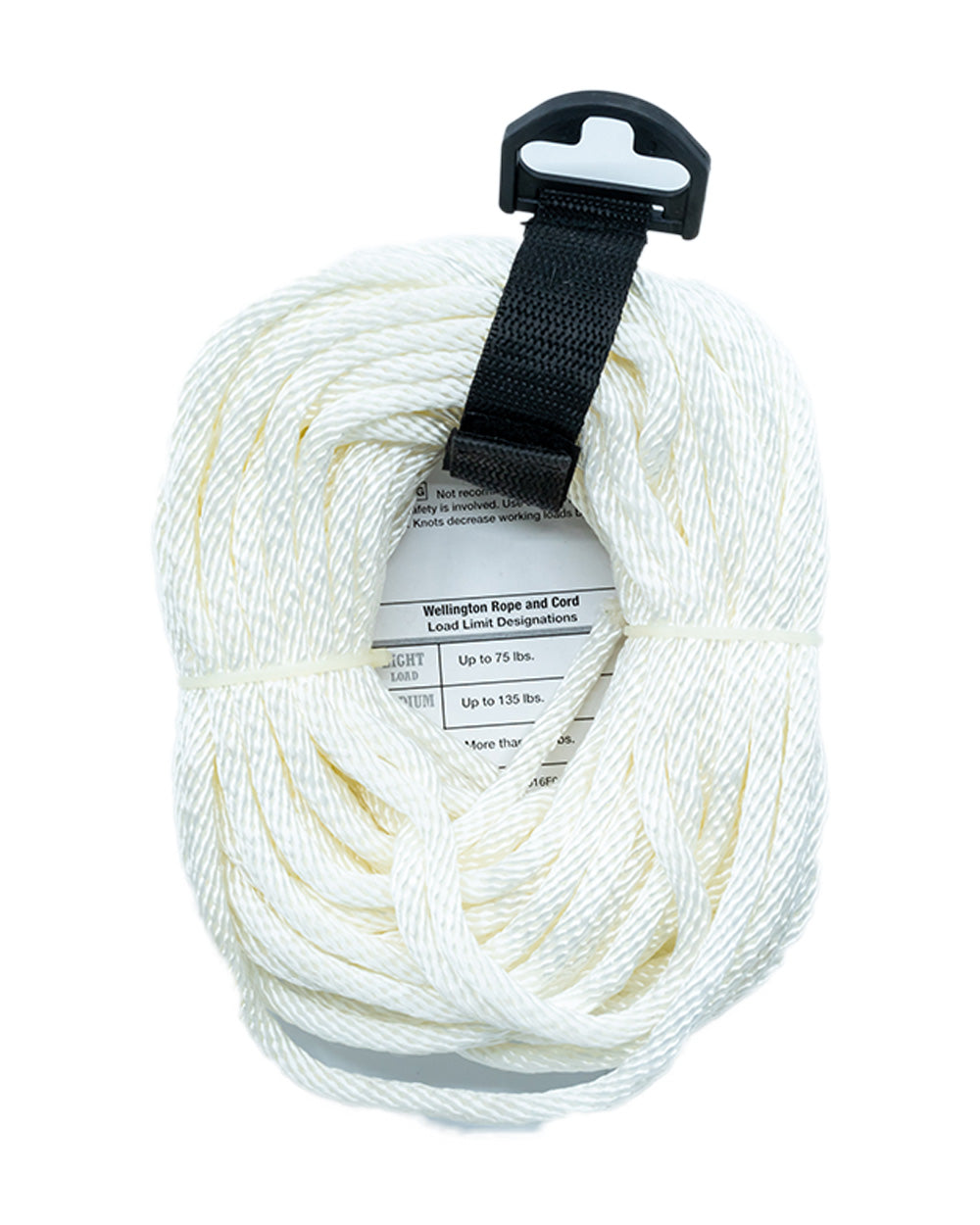 Wellington Cordage 1/4"x50' White Braid Rope