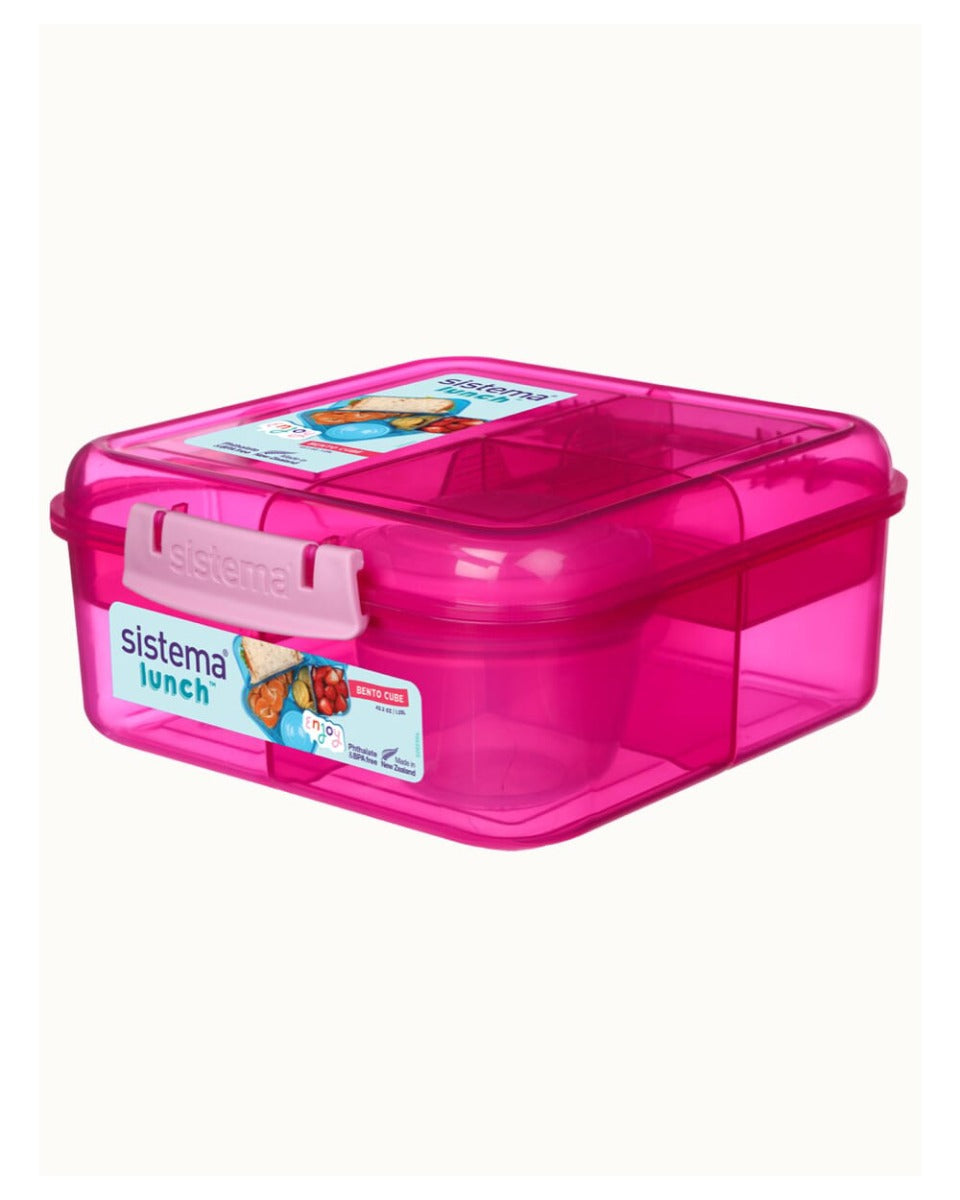 Sistema Bento Cube Lunch 1.25L Pink
