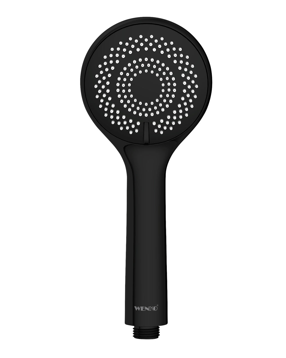 Wenko Water Saving Universal Shower Head Matte Black 12 cm