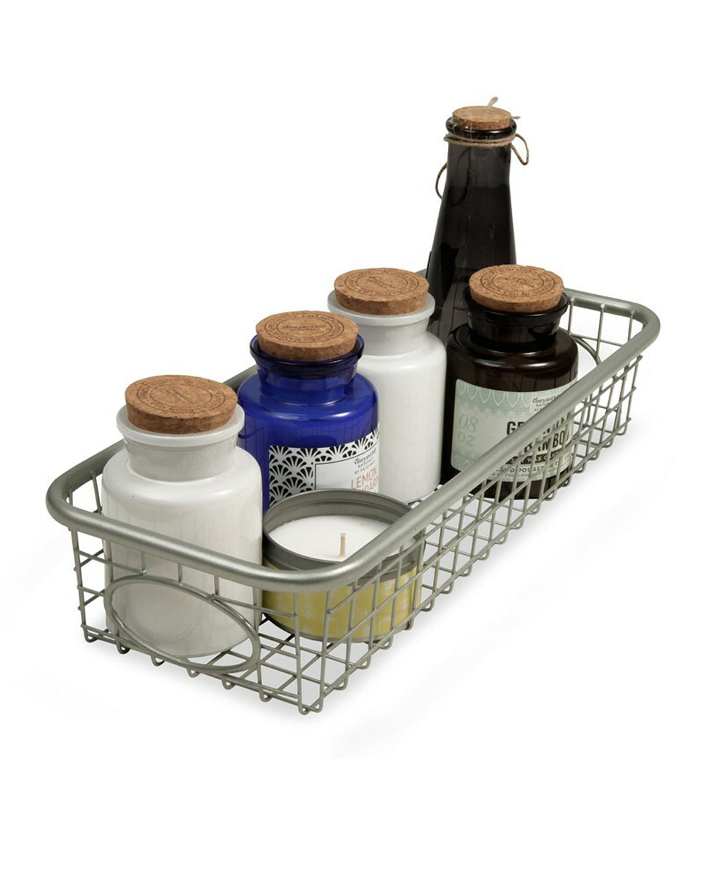 Spectrum Avery Tray Basket Satin Nickel