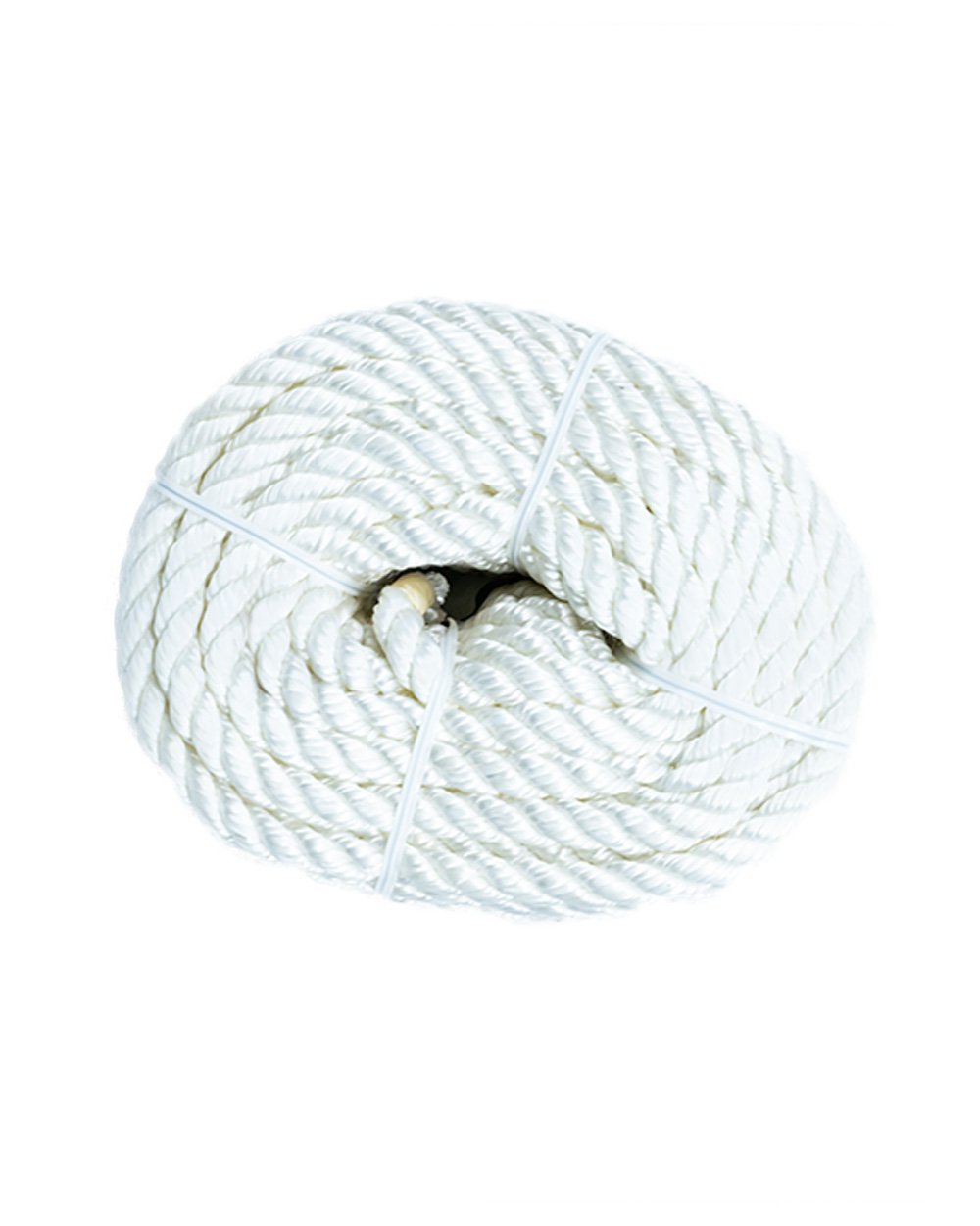 Wellington Cordage 3/8"x100' White Nylon Rope