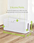 UTW In-Box Cable Organizer Under Desk White