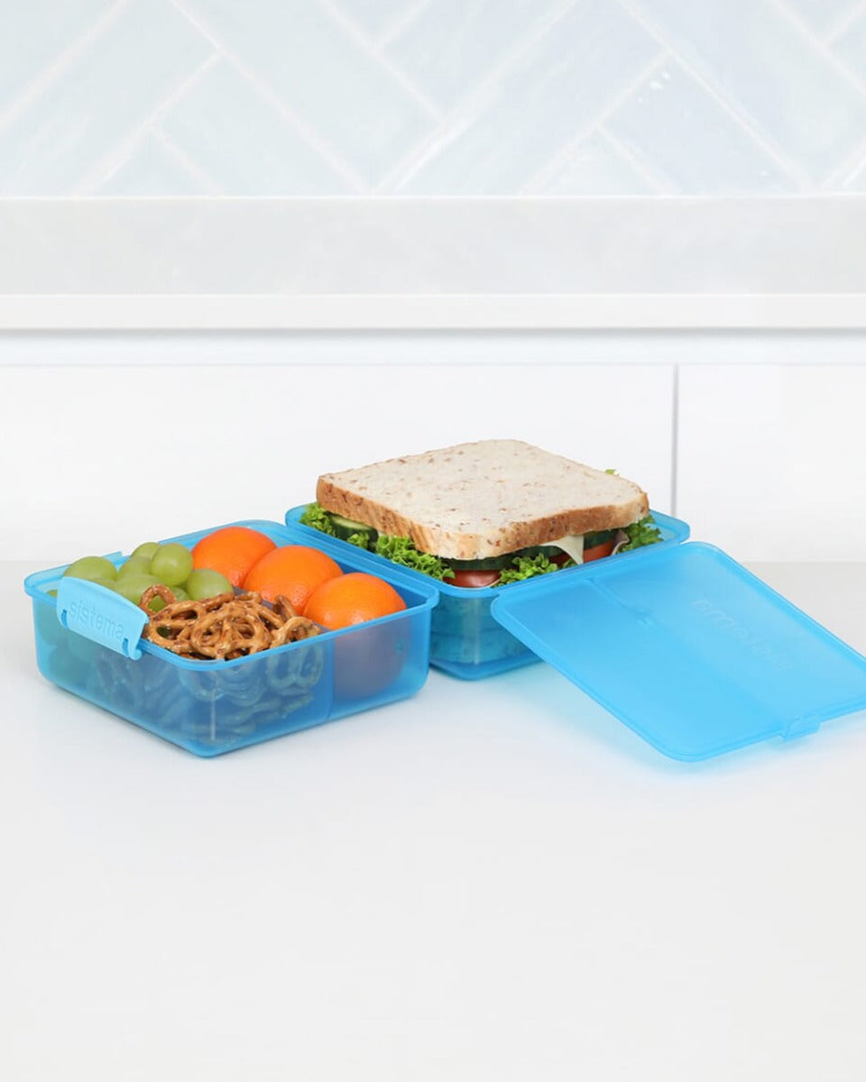 Sistema Lunch Cube Coloured 1.4L Blue