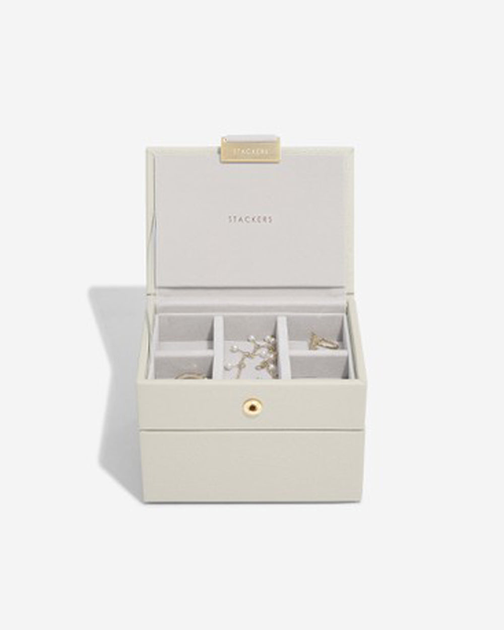 Stackers Micro Jewellery Box  Oatmeal