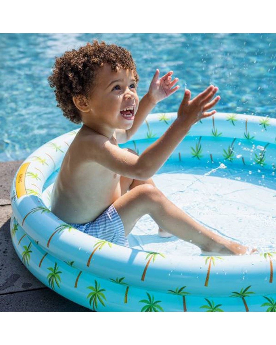 Swim Essentials Palm Tree Printed Children's Pool 100cm 2 Rings