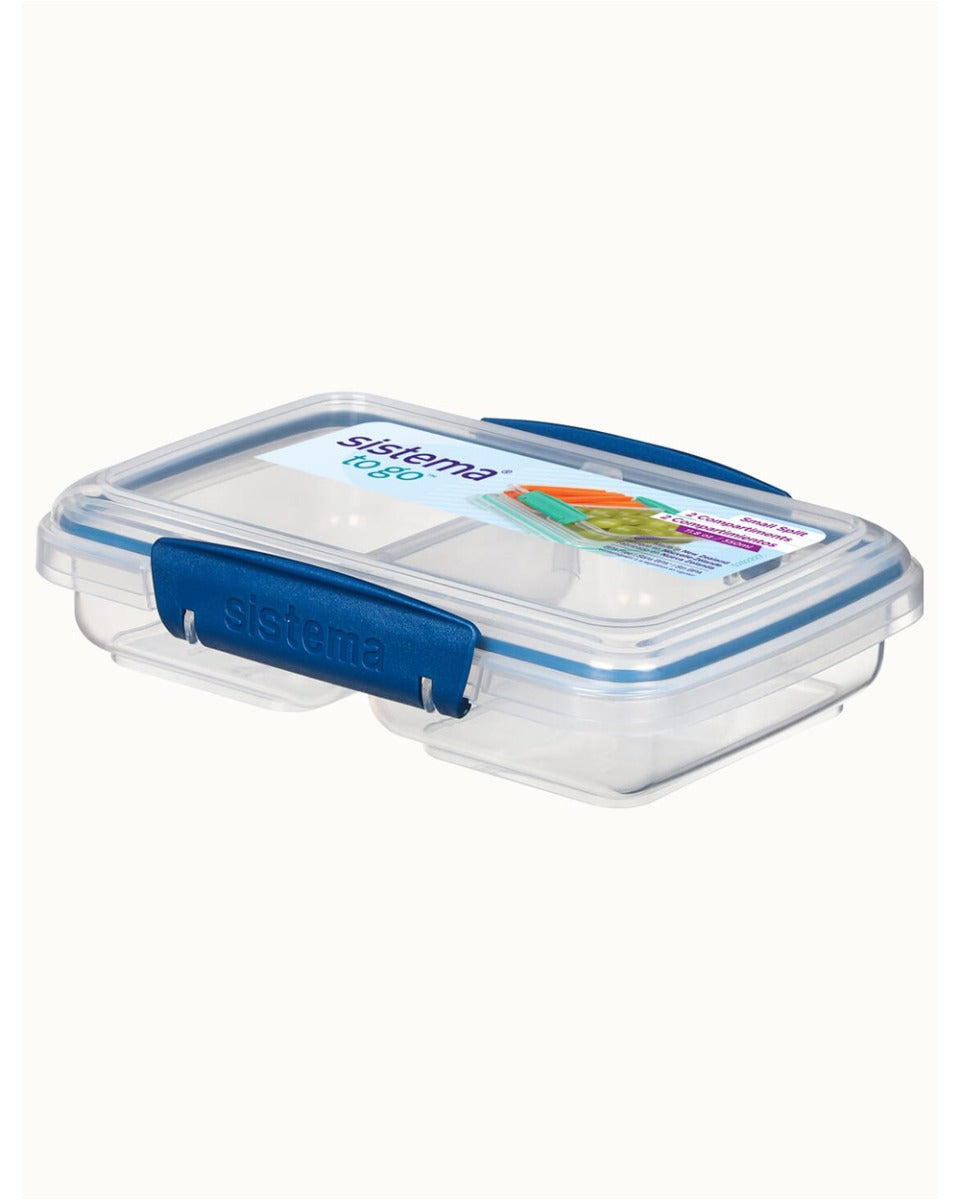 Sistema Small Split To Go 350ml Blue Clip