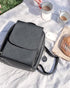 Stackers Backpack Black Saffiano