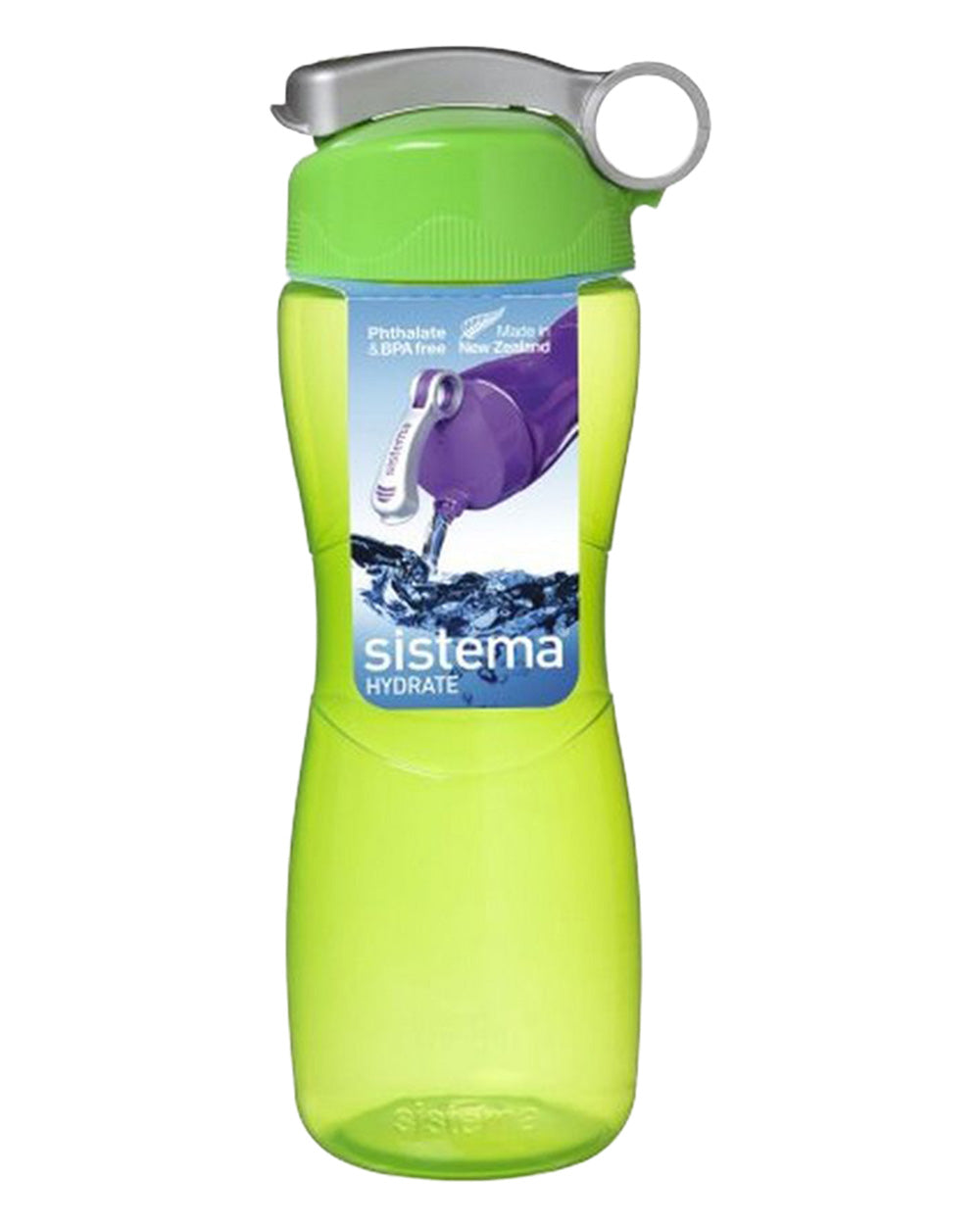 Sistema Hourglass Water Bottle 645 ML Green