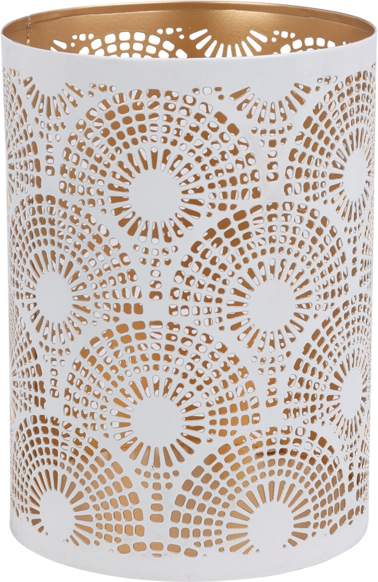 Homesmiths Tealight Holder White 18cm Assorted
