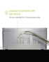 UTW In-Box Cable Organizer Under Desk White